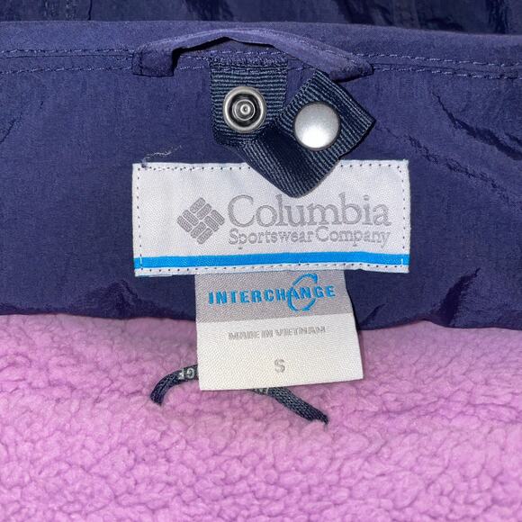 Columbia W Laurelwoods II Interchange Hooded Jacket navy Small - Picture 10 of 11